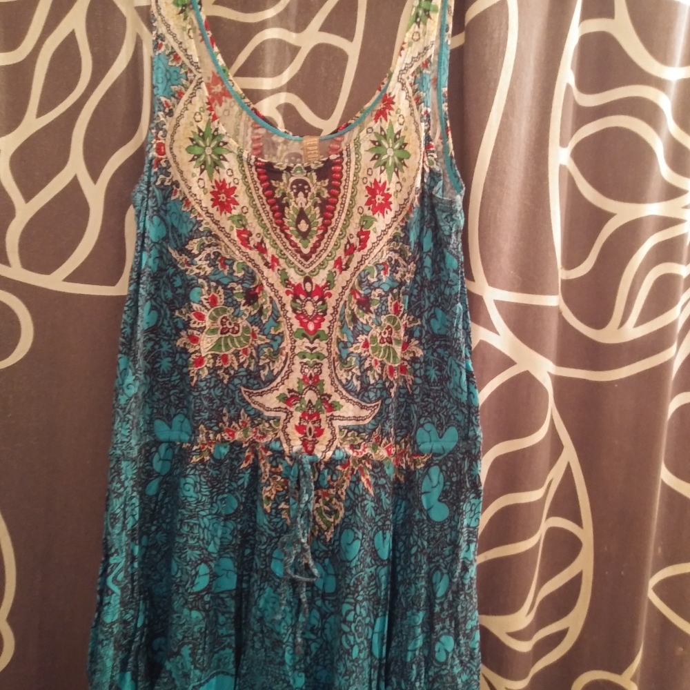 Free people cinch waist tunic as xs